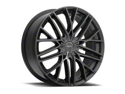 Motiv Maven Gloss Black Wheel; Rear Only; 22x11.5 (08-23 RWD Challenger, Excluding Widebody)