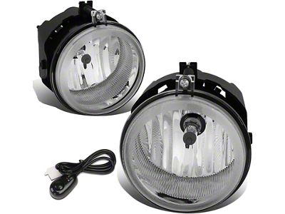 Fog Lights with Switch; Clear (06-09 Charger)