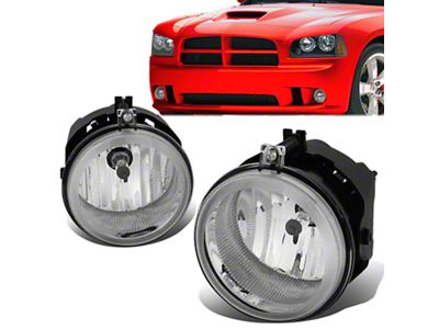 Fog Lights; Clear (06-09 Charger)
