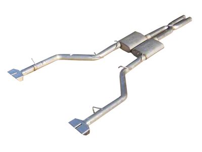 Pypes Street Pro Cat-Back Exhaust with Polished Tips (08-10 6.1L HEMI Challenger)