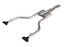 Pypes Street Pro Cat-Back Exhaust with Black Tips (09-10 3.5L Challenger)