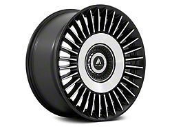 Asanti Tiara Satin Black Machined Wheel; 22x9 (08-23 RWD Challenger, Excluding Widebody)