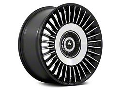 Asanti Tiara Satin Black Machined Wheel; Rear Only; 20x10.5 (08-23 RWD Challenger, Excluding Widebody)