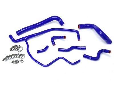 HPS Silicone Radiator and Heater Coolant Hose Kit; Blue (11-23 3.6L Charger)