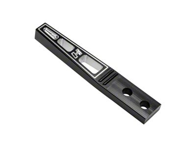 Hurst 6-Inch Straight Shifter Stick; Black Aluminum (08-23 Challenger)