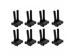 ACEON Ignition Coils; Black; Set of Eight (06-12 5.7L HEMI Charger; 2012 6.4L HEMI Charger)