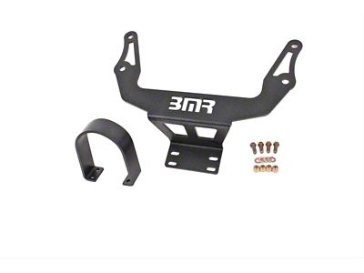 BMR Driveshaft Safety Loop; Black Hammertone (15-23 Charger, Excluding 6.2L HEMI)