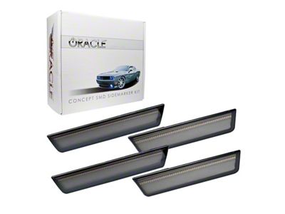Oracle Concept LED Side Marker Kit; Tinted; Unpainted (08-14 Challenger)