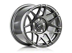 Forgestar F14 Drag Satin Black Wheel; Front Only; 17x5 (08-23 RWD Challenger w/o 6-Piston Front Calipers)
