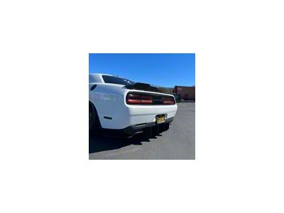 Stealth Assault Extreme Wicker Bill with Camera Cutout; Dark Tint (08-14 Challenger w/ OEM Spoiler; 15-23 Challenger Scat Pack, SRT & R/T w/o Redeye Spoiler)