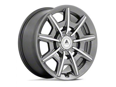 Asanti Esquire Gloss Anthracite Bright Machined Wheel; 20x9 (08-23 RWD Challenger, Excluding Widebody)
