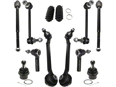Front Lower Control Arms with Lower Ball Joints, Sway Bar Links and Tie Rods (06-10 RWD Charger)