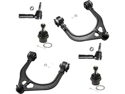 Front Upper Control Arms with Lower Non-Adjustable Ball Joints and Tie Rods (06-10 RWD Charger)