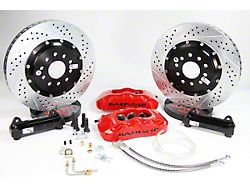 Baer Pro+ Front Big Brake Kit; Red Calipers (12-23 Challenger, Excluding SRT8)