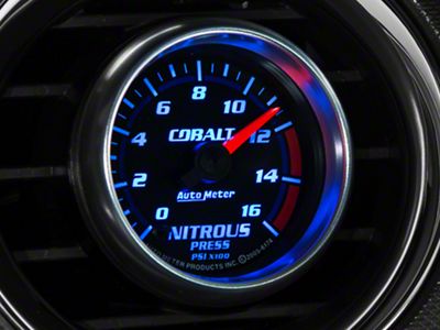 Auto Meter Cobalt Nitrous Pressure Gauge; Electrical (Universal; Some Adaptation May Be Required)