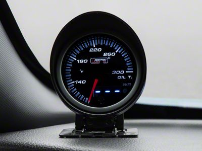 Prosport 60mm JDM Series Dual Display Oil Temperature Gauge; Electrical; Amber/White (Universal; Some Adaptation May Be Required)