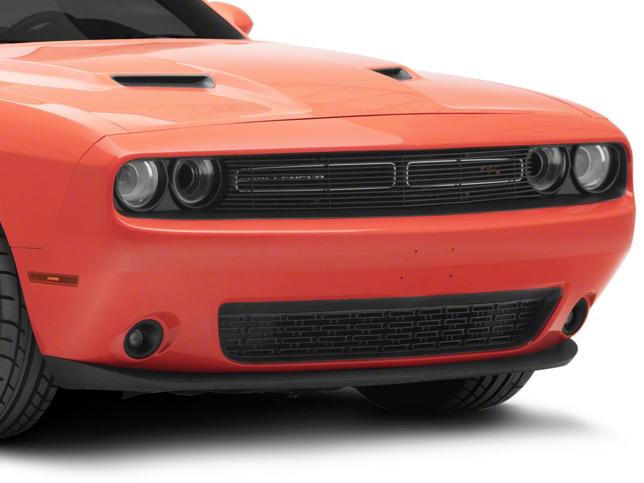 SpeedForm Challenger Modern Billet Upper Billet Grille Overlay; Black  CH2945 (15-23 Challenger) Free Shipping