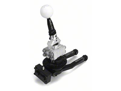 Barton Short Throw Shifter with Black Stick and White Shift Knob; TR-6060 (09-23 V8 HEMI Challenger)