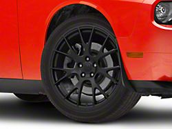 Hellcat Style Satin Black Wheel; 20x9 (08-23 RWD Challenger)