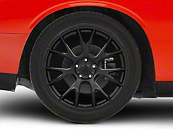 Hellcat Style Satin Black Wheel; Rear Only; 20x10 (08-23 RWD Challenger)