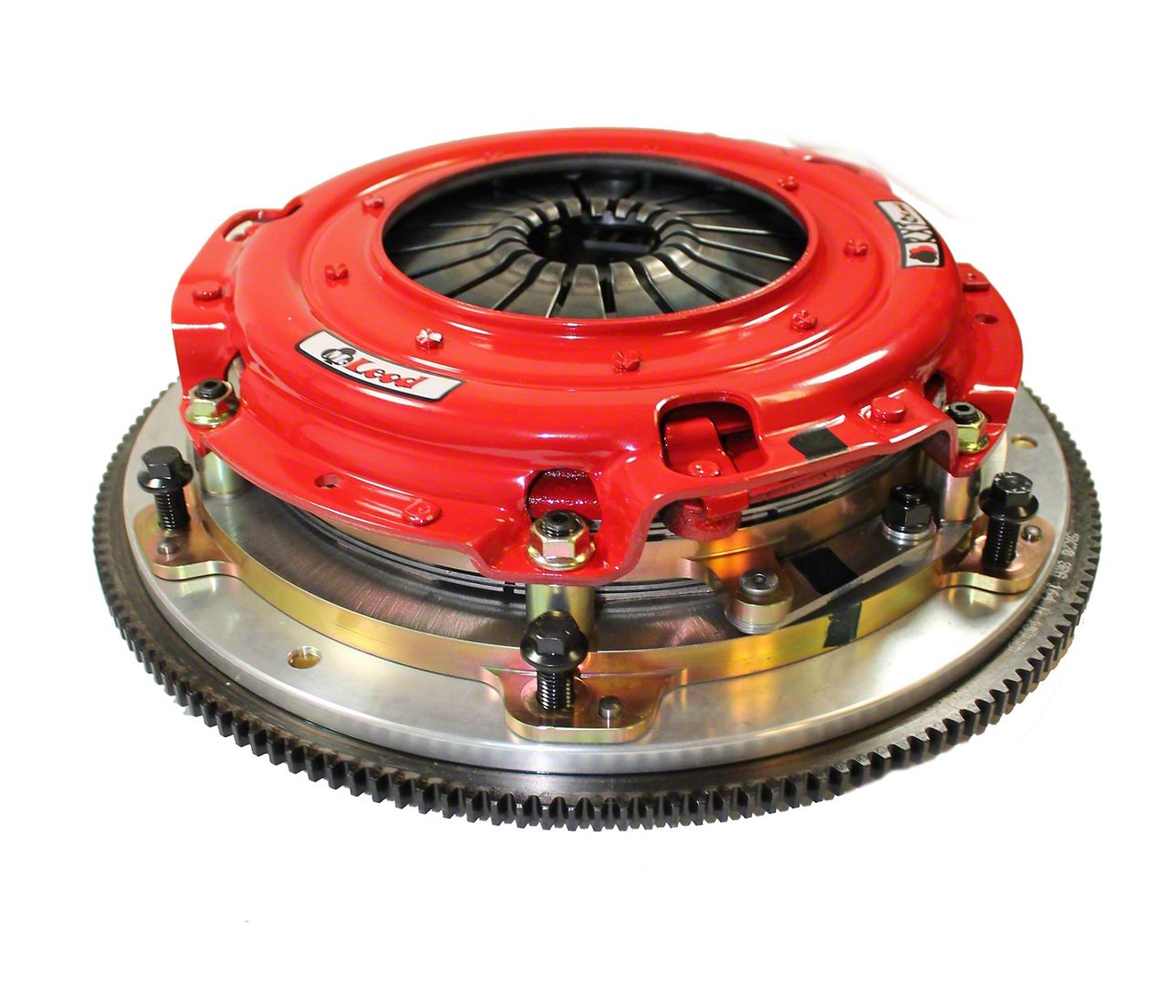 McLeod RXT Twin Disc 1000HP Ceramic Clutch Kit with Flywheel; 26-Spline (08-10 V8 HEMI Challenger; 13-23 V8 HEMI Challenger)