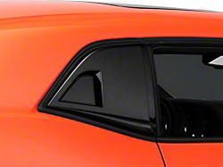 MP Concepts Quarter Window Scoops; Gloss Black (08-23 Challenger)