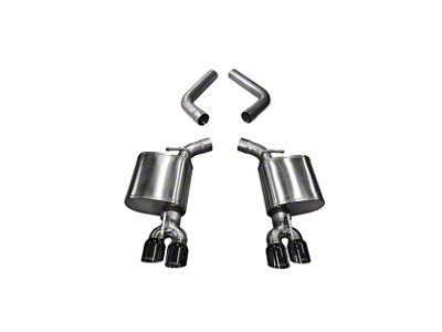Corsa Performance Sport Axle-Back Exhaust with Twin Black Round Tips (17-23 5.7L HEMI Challenger)