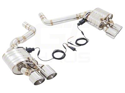 American Roar Racing Series GTS Axle-Back Exhaust with Quad Polished Tips (15-23 Challenger SRT Hellcat w/o Active Exhaust)