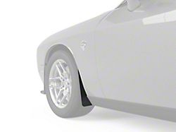Mud Flaps; Front and Rear; Dry Carbon Fiber Vinyl (15-23 Challenger SRT Hellcat, Excluding Widebody)