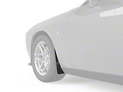 Mud Flaps; Front and Rear; Gloss Carbon Fiber Vinyl (15-23 Challenger SRT Hellcat, Excluding Widebody)