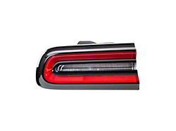 CAPA Replacement Outer Tail Light; Black Housing; Red/Clear Lens; Driver Side (08-14 Challenger)