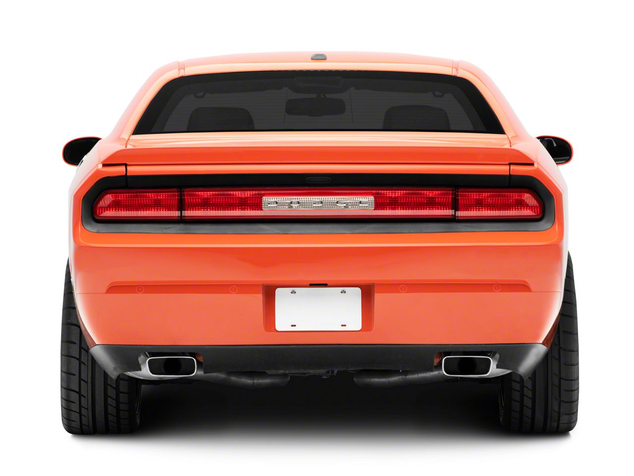 Challenger Rear Bumper Cover; Unpainted; Replacement Part (0814