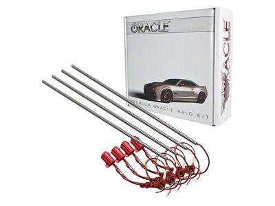 Oracle Halo Kit; Afterburner Center Section, 4 pieces, Red (08-14 Challenger)