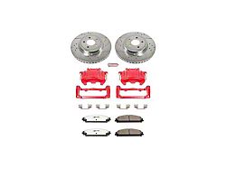 PowerStop Z26 Street Warrior Brake Rotor, Pad and Caliper Kit; Front (06-11 Charger AWD SXT, Daytona R/T, R/T & SE w/ Dual Piston Front Calipers; 2011 5.7L HEMI Charger SE)