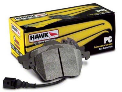 Hawk Performance Ceramic Brake Pads; Rear Pair (10-15 Camaro SS; 12-23 Camaro ZL1)