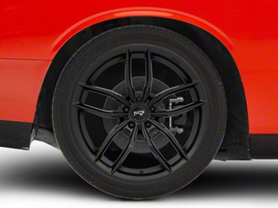 Niche Vosso Matte Black Wheel; Rear Only; 20x11 (08-23 RWD Challenger, Excluding SRT Demon)