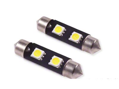 Diode Dynamics Red LED Map Light Bulbs; 39mm SMF2 (94-04 Mustang GT; 03-04 Mustang Cobra)