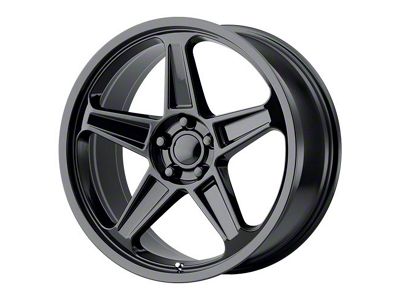 PR186 Gloss Black Wheel; Rear Only; 20x10.5 (08-23 RWD Challenger, Excluding SRT Demon)