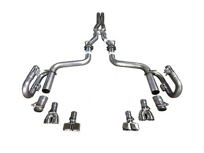 Solo Performance Street Race-X3 Cat-Back Exhaust with Round Polished Tips (08-10 6.1L HEMI Challenger)