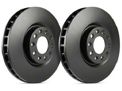 SP Performance Premium Rotors with Black Zinc Plating; Rear Pair (06-23 V6 Charger w/ Single Piston Front Calipers)