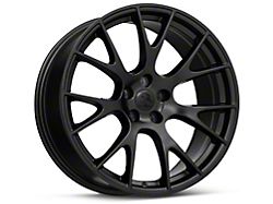 Hellcat Style Satin Black Wheel; 20x9 (06-10 RWD Charger)