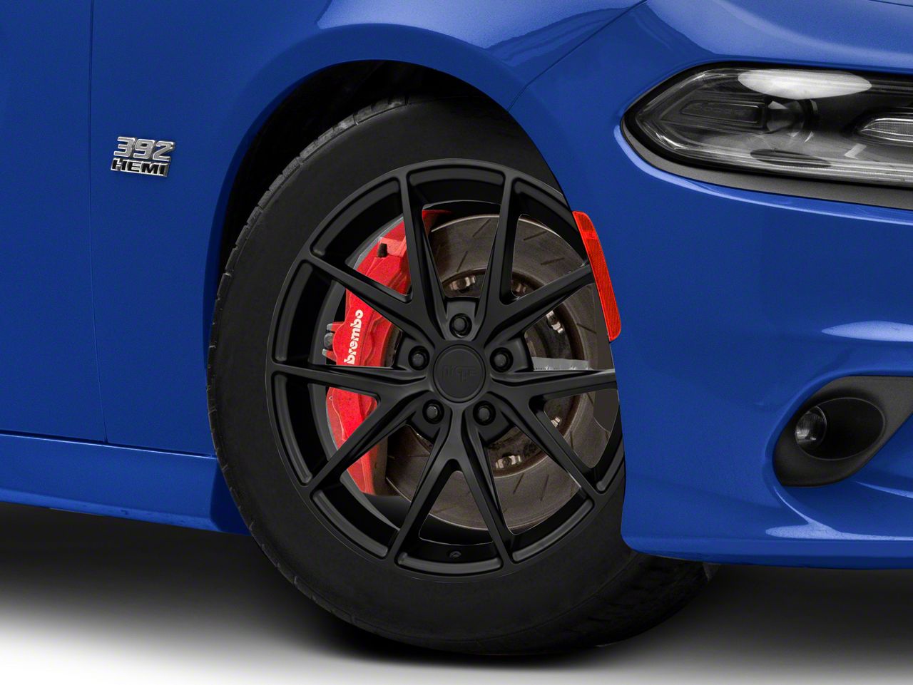 Niche Charger Misano Matte Black Wheel; 18x8 M117188065+40 (11-23 