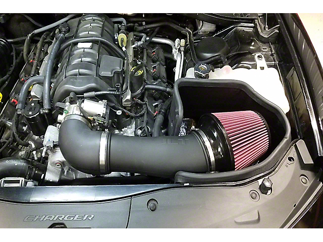 JLT Series 2 Cold Air Intake with Red Oiled Filter (11-23 5.7L HEMI Charger)