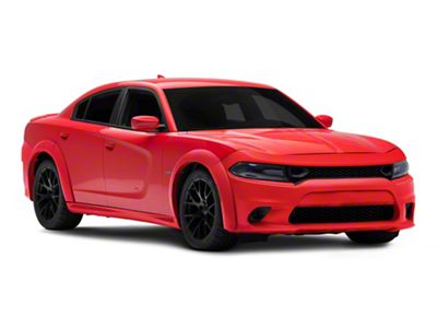 Demon Widebody Fender Flares with Side Skirts; Unpainted (15-23 Charger)