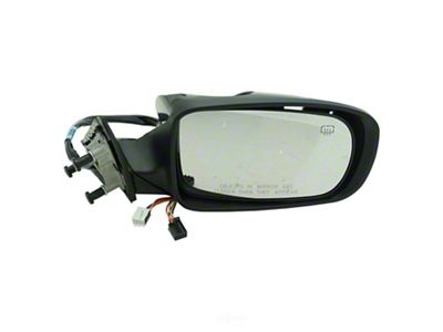 Powered Heated Memory Manual-Folding Mirror; Passenger Side (11-16 Charger)