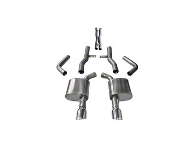Corsa Performance Xtreme Cat-Back Exhaust with Polished Tips (17-23 5.7L HEMI Charger w/ MDS Valves)