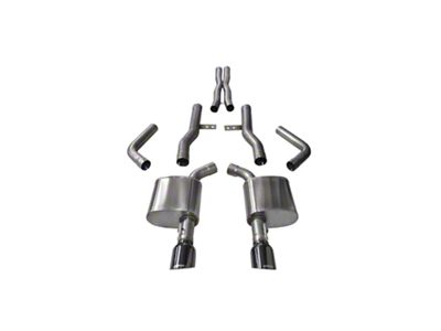 Corsa Performance Xtreme Cat-Back Exhaust with Black Tips (15-23 6.4L HEMI Charger w/ MDS Valves)
