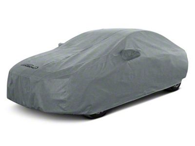 Coverking Triguard Indoor/Light Weather Car Cover without Roof Antenna Pocket; Gray (06-10 Charger w/o Rear Spoiler)