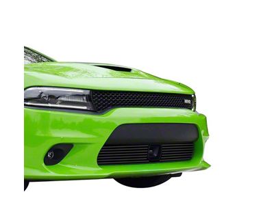 Stainless Steel Billet Lower Grille; Black (15-18 Charger Daytona, R/T Scat Pack, SRT 392, SRT Hellcat w/ Adaptive Cruise Control; 19-23 Charger GT, R/T w/ Adaptive Cruise Control)