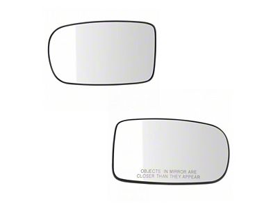 Powered Heated Manual-Folding Mirror Glass; Driver and Passenger Side (12-23 Charger)